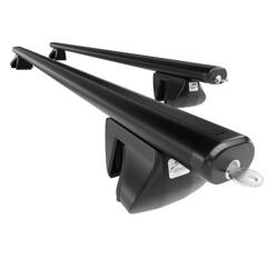 Aluminium dakdrager voor BMW 5 E61 Touring (2004-2009) - zwart Imperiaal - Amos - Alfa - Aero - railing