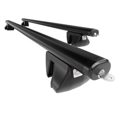 Aluminium dakdrager voor Toyota Corolla E12/E13 mk IX Stationwagen (2002-2007) - zwart Imperiaal - Amos - Alfa - Aero - railing