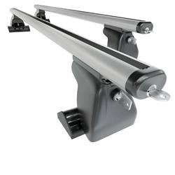 Aluminium dakdrager voor Volkswagen Crafter Bestelwagen (2006-2016) - zilver Imperiaal - Amos - D-T - Aero - T-profiel