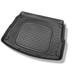 Kofferbakmat voor Audi A8 D4 Limousine (01.2010-09.2013) - mat voor in de kofferbak - Aristar - Guardliner - standaard en lange versie; met tijdelijk reservewiel / reparatieset: voor boven- en onderste bagageruimte; ook voor de Quattro-versie