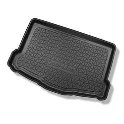 Kofferbakmat voor Nissan Qashqai II J11 Crossover (02.2014-05.2021) - mat voor in de kofferbak - Aristar - Cool liner - onderste bagageruimte met reservewiel (dubbele bodem verwijderd uit bagageruimte)