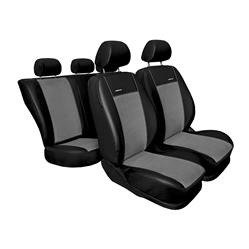 Op maat gemaakte hoezen voor Audi A4 B6 Avant, Limousine (2000-2004) - pasvorm autostoelhoezen - autostoelbeschermer set - Auto-Dekor - Premium - grijs