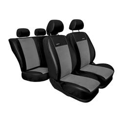 Op maat gemaakte hoezen voor Citroen C3 III Hatchback (2016-2023) - pasvorm autostoelhoezen - autostoelbeschermer set - Auto-Dekor - Premium - grijs