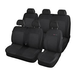 Op maat gemaakte hoezen voor Citroen Jumper III Bestelwagen (2014-....) 7 zitplaatsen - pasvorm autostoelhoezen - autostoelbeschermer set - Auto-Dekor - Elegance - P-4
