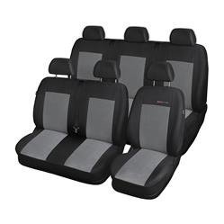 Op maat gemaakte hoezen voor Ford Transit VII Bestelwagen (2013-2019) 6 zitplaatsen - pasvorm autostoelhoezen - autostoelbeschermer set - Auto-Dekor - Elegance - P-2