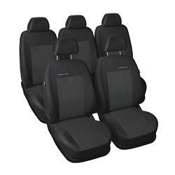 Op maat gemaakte hoezen voor Volkswagen Touran II MPV (2010-2015) geen hoes voor de armsteun achter - pasvorm autostoelhoezen - autostoelbeschermer set - Auto-Dekor - Elegance - P-1