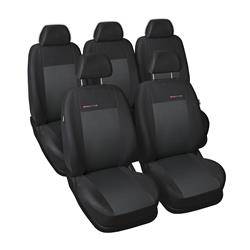 Op maat gemaakte hoezen voor Volkswagen Touran II MPV (2010-2015) geen hoes voor de armsteun achter - pasvorm autostoelhoezen - autostoelbeschermer set - Auto-Dekor - Elegance - P-3