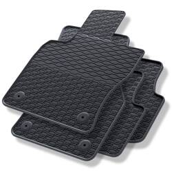 Rubberen automatten voor Audi Q3 II (2018-....) - rubber vloermatten - mattenset - gummimatten - zwart - Geyer & Hosaja - 879/4C