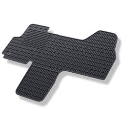 Rubberen automatten voor Citroen Jumper II (2006-2015) - rubber vloermatten - mattenset - gummimatten - zwart - Geyer & Hosaja - 846/1C