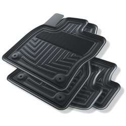 Rubberen automatten voor Seat Leon IV (2020-....) - rubber vloermatten - mattenset - gummimatten - zwart - Geyer & Hosaja - 900/4C