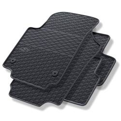 Rubberen automatten voor Skoda Citigo (2011-2020) - rubber vloermatten - mattenset - gummimatten - zwart - Geyer & Hosaja - 814/4C