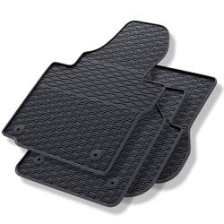 Rubberen automatten voor Volkswagen Caddy III (2004-2015) - rubber vloermatten - mattenset - gummimatten - zwart - Geyer & Hosaja - 843/4C