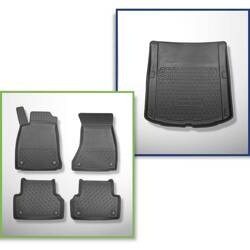 Set: TPE automatten + kofferbakmat voor Audi A5 F5 Sportback (10.2016-....) - Aristar - Cool liner