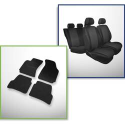 Set: vilt automatten + op maat gemaakte autohoezen voor Volkswagen Passat B5, B5 FL Sedan (1996-2005) – Practic