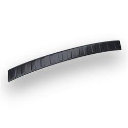 Stalen achterbumperstrip voor Audi A5 8T Sportback (5 deuren) - (2009-2011) - Croni - Trapeze - zwart (geslepen oppervlak)