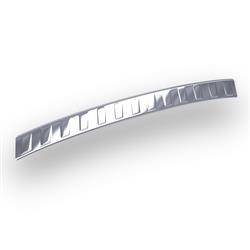 Stalen achterbumperstrip voor BMW X3 F25 SAV (5 deuren) - (2010-2014) - Croni - Trapeze - zilver (glans)