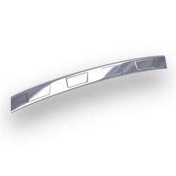 Stalen achterbumperstrip voor Hyundai ix20 I FL MPV (5 deuren) - (2015-2020) - Croni - 4 Trapeze - zilver (glans)