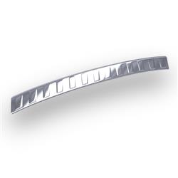 Stalen achterbumperstrip voor Mitsubishi ASX I FL SUV (5 deuren) - (2012-2013) - Croni - Trapeze - zilver (glans)