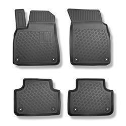 TPE automatten voor Audi Q7 4M SUV (06.2015-....) - vloermatten - mattenset - Aristar - Cool liner - 5 of 7 zitplaatsen; geen derde rij - set - 4 stuks