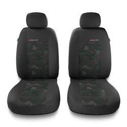 Universele autohoezen voor Alfa Romeo 146 (1994-2001) - autostoelhoezen - autostoelbeschermer set - Auto-Dekor - Elegance 1+1 - groen