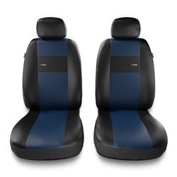 Universele autohoezen voor Alfa Romeo 146 (1994-2001) - autostoelhoezen - autostoelbeschermer set - Auto-Dekor - X-Line 1+1 - blauw