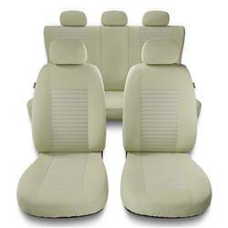 Universele autohoezen voor Alfa Romeo 156 I, II (1997-2007) - autostoelhoezen - autostoelbeschermer set - Auto-Dekor - Modern - MC-3 (beige)