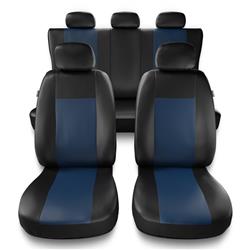 Universele autohoezen voor Audi A8 D2, D3, D4, D5 (1994-2019) - autostoelhoezen - autostoelbeschermer set - Auto-Dekor - Comfort - blauw