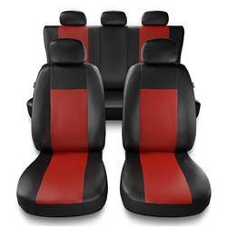 Universele autohoezen voor Audi A8 D2, D3, D4, D5 (1994-2019) - autostoelhoezen - autostoelbeschermer set - Auto-Dekor - Comfort - rood