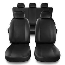 Universele autohoezen voor Audi A8 D2, D3, D4, D5 (1994-2019) - autostoelhoezen - autostoelbeschermer set - Auto-Dekor - Comfort - zwart