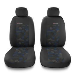 Universele autohoezen voor Chevrolet Cruze I, II (2008-2019) - autostoelhoezen - autostoelbeschermer set - Auto-Dekor - Elegance 1+1 - blauw