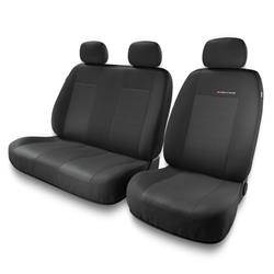 Universele autohoezen voor Citroen Berlingo I, II, III (1996-2019) - autostoelhoezen - autostoelbeschermer set - Auto-Dekor - Elegance 2+1 - P-3