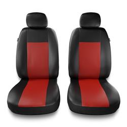 Universele autohoezen voor Daihatsu Sirion I, II, III (1998-2019) - autostoelhoezen - autostoelbeschermer set - Auto-Dekor - Comfort 1+1 - rood