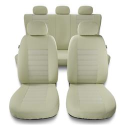 Universele autohoezen voor Fiat Linea (2007-2015) - autostoelhoezen - autostoelbeschermer set - Auto-Dekor - Modern - MG-3 (beige)