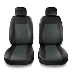 Universele autohoezen voor Hyundai Sonata II, III, IV, V (1993-2011) - autostoelhoezen - autostoelbeschermer set - Auto-Dekor - Comfort 1+1 - grijs