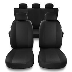 Universele autohoezen voor Hyundai Tucson I, II, III (2004-2019) - autostoelhoezen - autostoelbeschermer set - Auto-Dekor - Profi - grijs