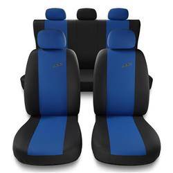 Universele autohoezen voor Hyundai ix35 (2010-2015) - autostoelhoezen - autostoelbeschermer set - Auto-Dekor - XR - blauw