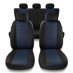 Universele autohoezen voor Subaru Forester I, II, III, IV, V (1997-2019) - autostoelhoezen - autostoelbeschermer set - Auto-Dekor - Profi - blauw