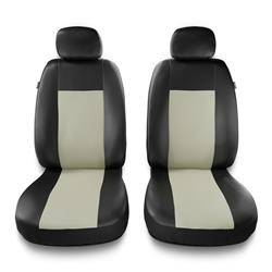 Universele autohoezen voor Toyota Corolla VII, VIII, IX, X, XI (1991-2019) - autostoelhoezen - autostoelbeschermer set - Auto-Dekor - Comfort 1+1 - beige