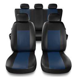 Universele autohoezen voor Volkswagen Passat B4, B5, B6, B7, B8 (1993-2019) - autostoelhoezen - autostoelbeschermer set - Auto-Dekor - Comfort - blauw