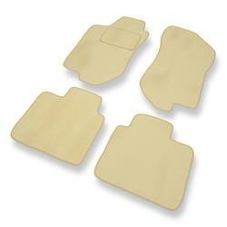 Velours automatten voor Alfa Romeo 146 I (1994-2001) - vloermatten - mattenset - DGS Autodywan - beige