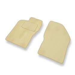 Velours automatten voor Alfa Romeo 147 (2000-2010) - vloermatten - mattenset - DGS Autodywan - beige