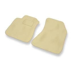 Velours automatten voor Alfa Romeo Spider (2006-2010) - vloermatten - mattenset - DGS Autodywan - beige