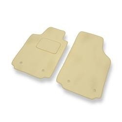 Velours automatten voor Audi A2 I 8Z (1999-2005) - vloermatten - mattenset - DGS Autodywan - beige