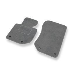 Velours automatten voor BMW 3 M3 II E36 (1992-1999) - vloermatten - mattenset - DGS Autodywan - grijs