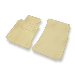 Velours automatten voor BMW 5 M5 III E39 (1998-2003) - vloermatten - mattenset - DGS Autodywan - beige