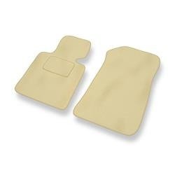 Velours automatten voor BMW X1 I E84 (2009-2015) - vloermatten - mattenset - DGS Autodywan - beige