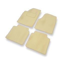 Velours automatten voor Chrysler Concorde (1997-2004) - vloermatten - mattenset - DGS Autodywan - beige