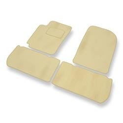 Velours automatten voor Citroen Xsara Picasso (1999-2011) - vloermatten - mattenset - DGS Autodywan - beige