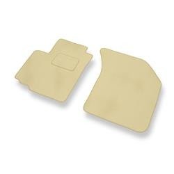 Velours automatten voor Fiat Sedici (2005-2014) - vloermatten - mattenset - DGS Autodywan - beige