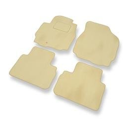 Velours automatten voor Ford Maverick III (2003-2007) - vloermatten - mattenset - DGS Autodywan - beige